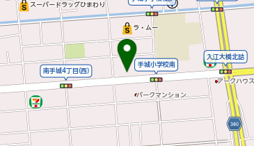 イエローハット 福山手城店の地図画像