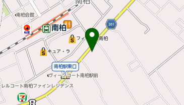 イエローハット 南柏店の地図画像