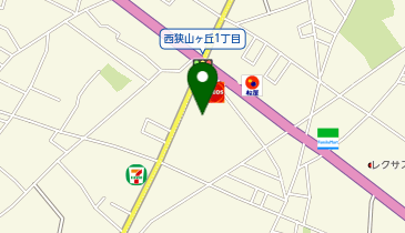 バイク館 狭山ケ丘店の地図画像