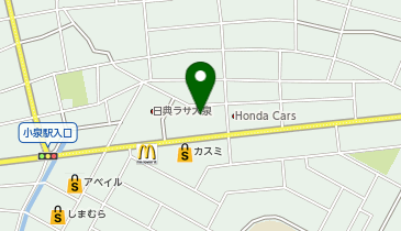 バイク館 大泉店の地図画像