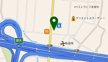 バイク館 厚木インター店の地図画像
