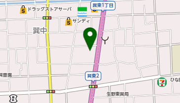 生野2りんかんの地図画像