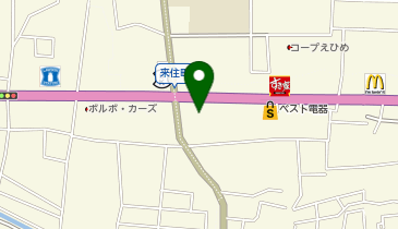 松山2りんかんの地図画像