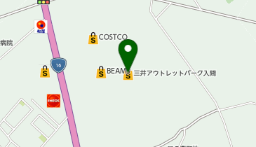 アルマーニ 三井アウトレットパーク 入間店の地図画像