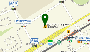 ゴディバ 三井アウトレットパーク 多摩南大沢店の地図画像