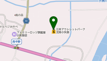 リンツショコラブティック&カフェ 三井アウトレットパーク 北陸小矢部店の地図画像