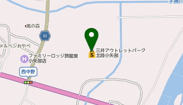 マムートストアアウトレット 三井アウトレットパーク 北陸小矢部店の地図画像