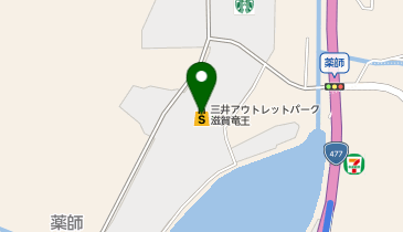 ル・クルーゼ 三井アウトレットパーク 滋賀竜王店の地図画像