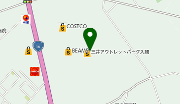 MITSUMINE 三井アウトレットパーク 入間店の地図画像