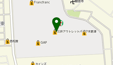 ACE OUTLET 三井アウトレットパーク 木更津店の地図画像