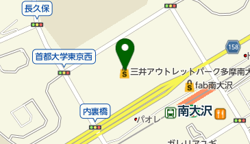ゴディバ 三井アウトレットパーク 多摩南大沢店の地図画像
