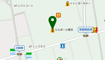 沖縄宝島 ららぽーと横浜店の地図画像