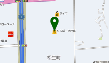 楽天モバイル ららぽーと門真店の地図画像