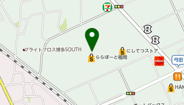 ザ・ノース・フェイス ポップアップストア ららぽーと福岡店の地図画像