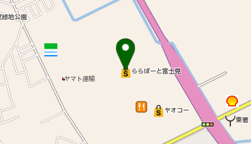 楽天モバイル ららぽーと富士見の地図画像