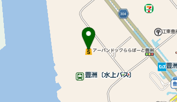 100本のスプーン ららぽーと豊洲の地図画像