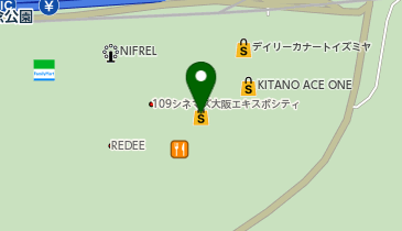 ハニーズ ららぽーとEXPOCITYの地図画像