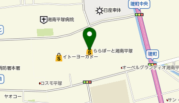 PINKHUNT ららぽーと湘南平塚の地図画像