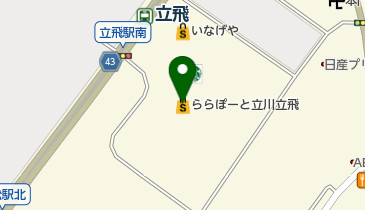 JASMINE THAI TERRACE ららぽーと立川立飛の地図画像