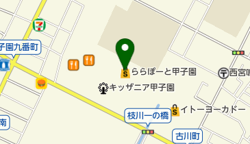 ABstore ららぽーと甲子園の地図画像