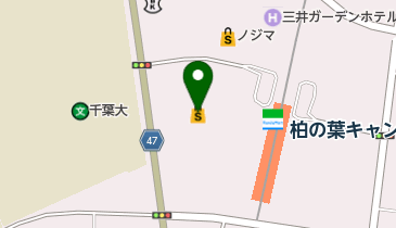 ダイソー ららぽーと柏の葉の地図画像