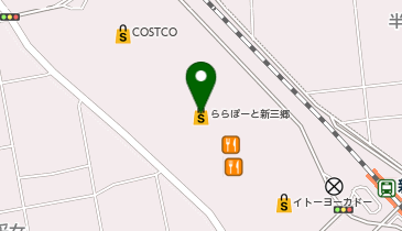 アズール バイ マウジー ららぽーと新三郷の地図画像