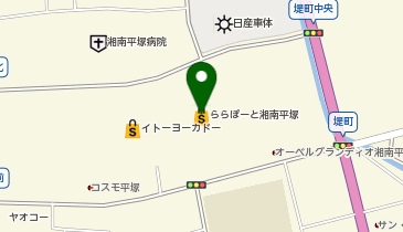 CREPERIE CAFE SUCRE ららぽーと湘南平塚の地図画像