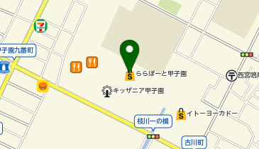 any SiS ららぽーと甲子園の地図画像
