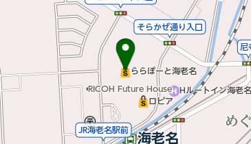 tutu crepes ららぽーと海老名の地図画像