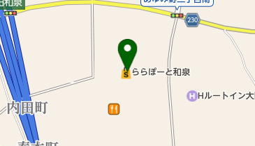 コロンビアスポーツウェア ららぽーと和泉の地図画像