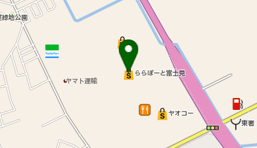 マルハのカルビ丼 ららぽーと富士見の地図画像