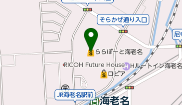 ジーユー ららぽーと海老名の地図画像