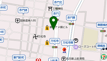 いきなりステーキ名古屋大須店の地図画像