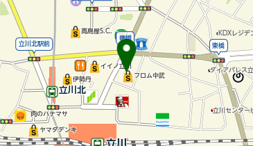 いきなりステーキ立川北口店の地図画像