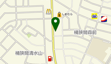 いきなりステーキ桶狭間店の地図画像