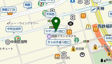 いきなりステーキ福岡天神店の地図画像