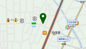 いきなりステーキ元住吉店の地図画像