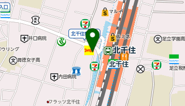 いきなりステーキ北千住店の地図画像