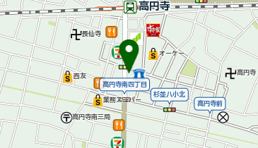 いきなりステーキ高円寺南口店の地図画像