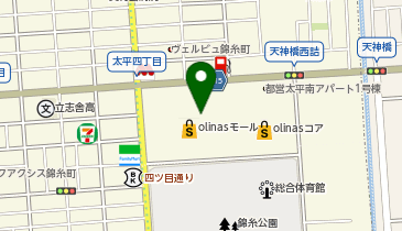 いきなりステーキオリナス錦糸町店の地図画像