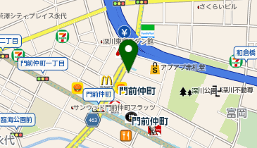 いきなりステーキ門前仲町店の地図画像