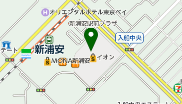 いきなりステーキイオン新浦安店の地図画像