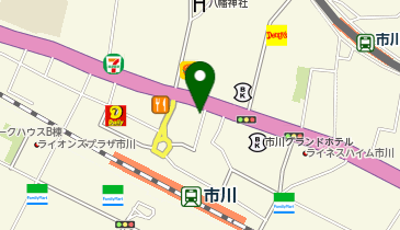 いきなりステーキ市川店の地図画像