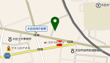 いきなりステーキ太田店の地図画像