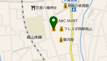 いきなりステーキフレスポ飛騨高山店の地図画像