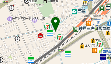 いきなりステーキ神戸三宮生田ロード店の地図画像