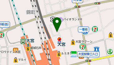 一蘭 大宮駅前店の地図画像