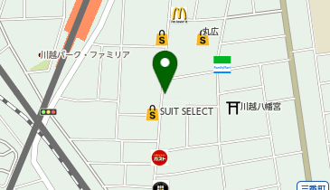 一蘭 川越クレアモール店の地図画像