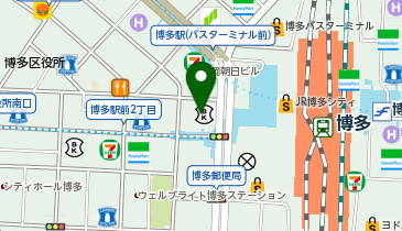 一蘭 博多店(サンプラザ地下街内)の地図画像