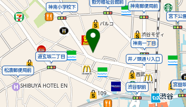 一蘭 渋谷スペイン坂店の地図画像